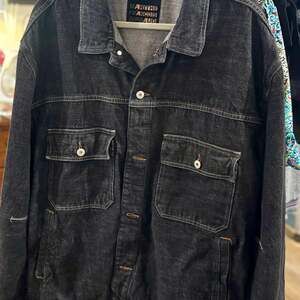 Marithe Francois Girbaud Black Jean Jacket